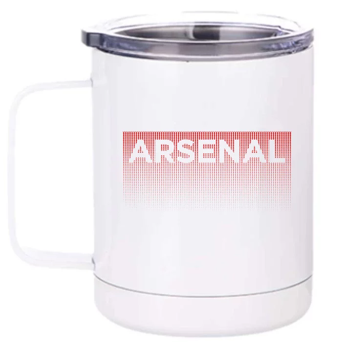 A.R.S.E.N.A.L Blank Fade Design Front & Back 12oz Stainless Steel Tumbler Cup