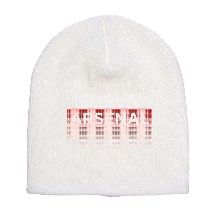 A.R.S.E.N.A.L Blank Fade Design Short Acrylic Beanie