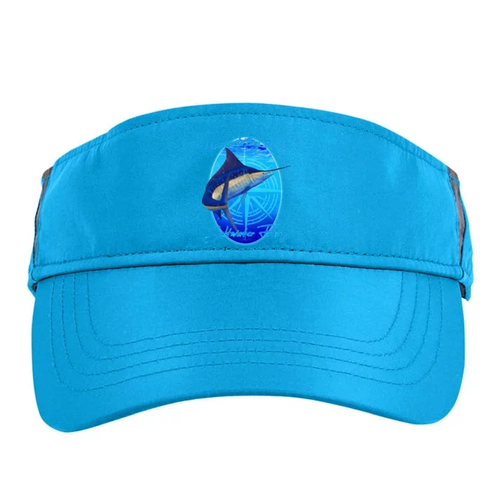 Apalachicola Bay Florida Sailfish Billfish Saltwater Fishing Adult Drive Performance Visor