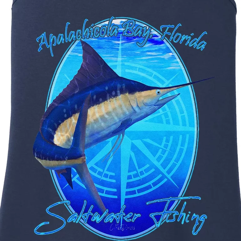 Apalachicola Bay Florida Sailfish Billfish Saltwater Fishing Ladies Essential Tank