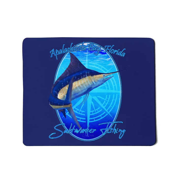 Apalachicola Bay Florida Sailfish Billfish Saltwater Fishing Mousepad