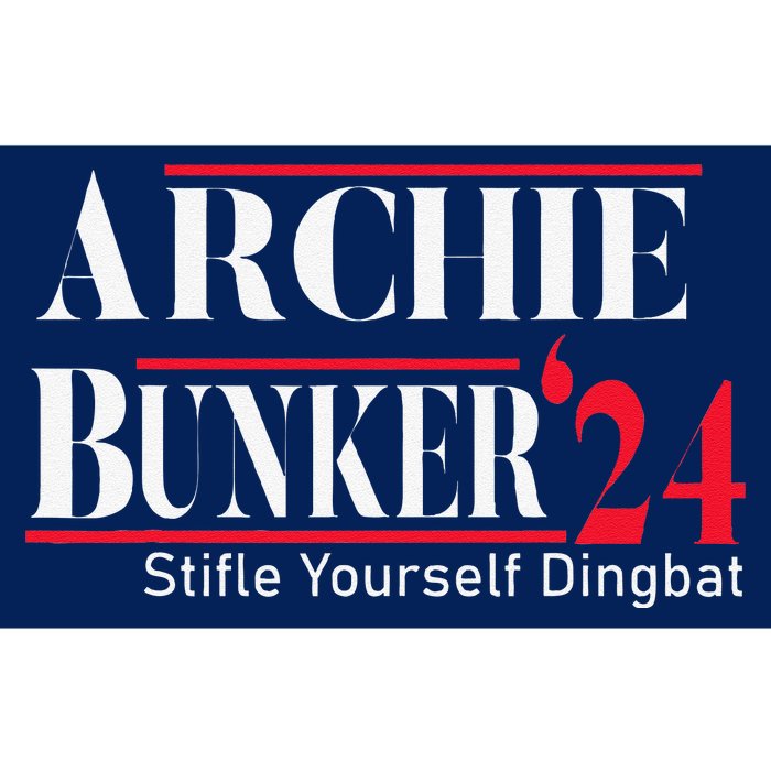 Archie Bunker For President Bumper Sticker