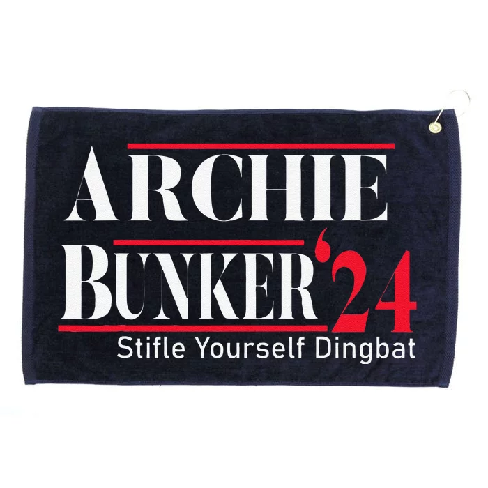 Archie Bunker For President Grommeted Golf Towel