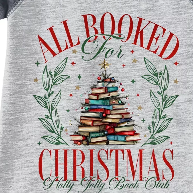 All Booked For Christmas Books Club Infant Baby Jersey Bodysuit