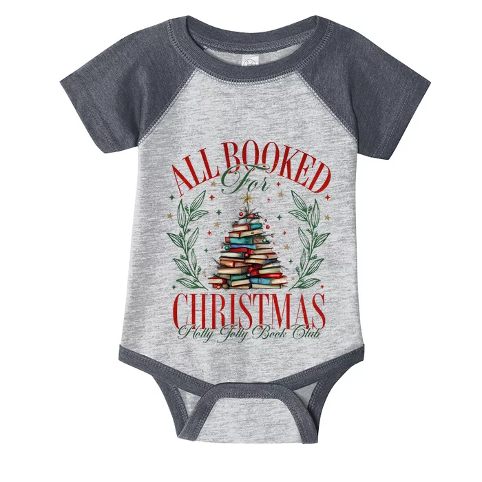 All Booked For Christmas Books Club Infant Baby Jersey Bodysuit