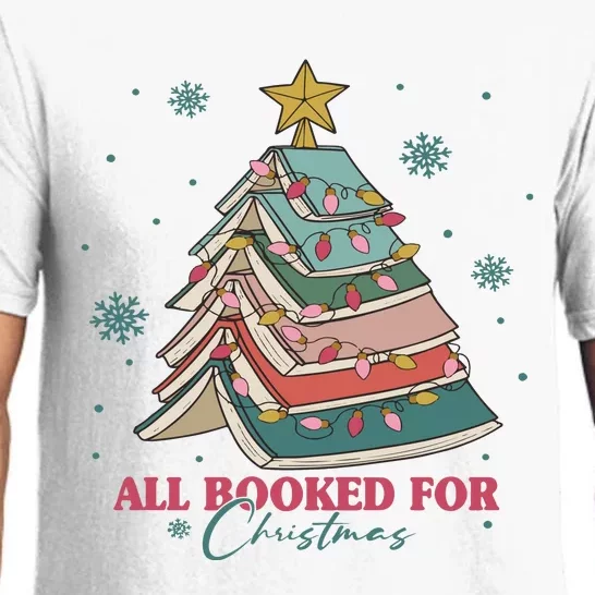 All Booked For Christmas Librarianbookworm Pajama Set