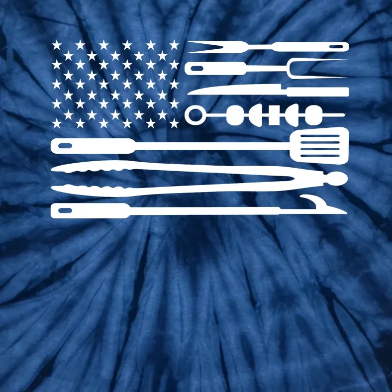 American BBQ Flag Tie-Dye T-Shirt