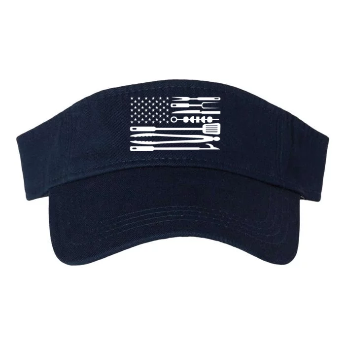 American BBQ Flag Valucap Bio-Washed Visor