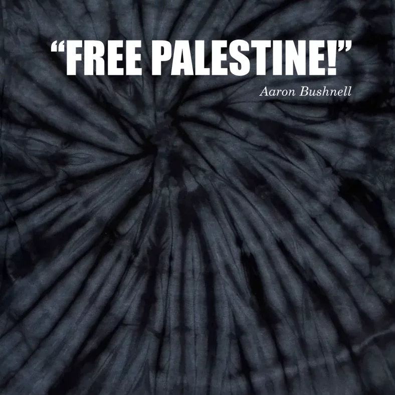 Aaron Bushnell Free Palestine Tie-Dye T-Shirt