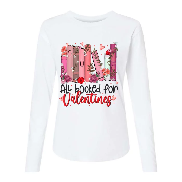 All Booked For Valentines Day Womens Cotton Relaxed Long Sleeve T-Shirt