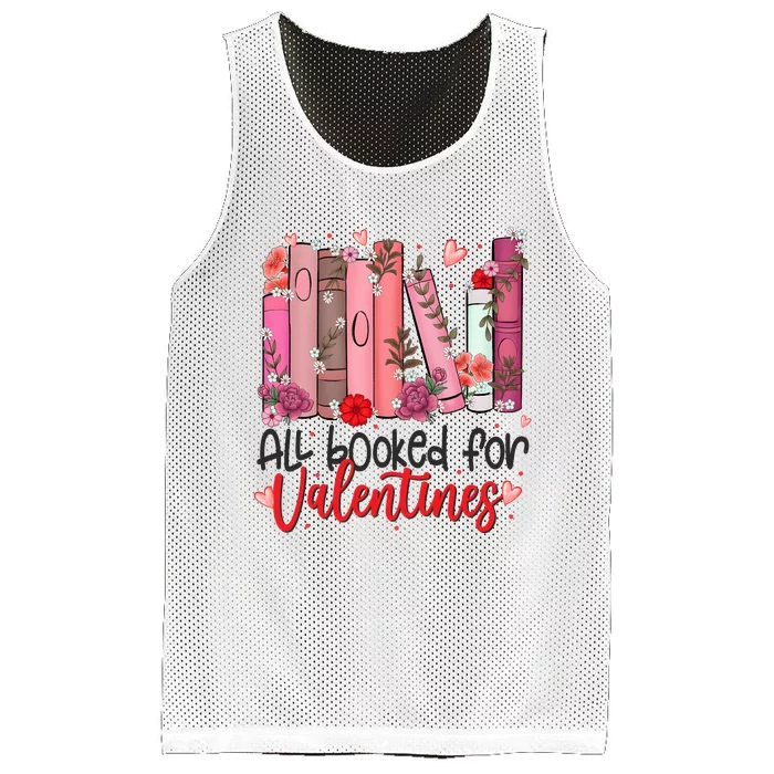 All Booked For Valentines Day Mesh Reversible Basketball Jersey Tank