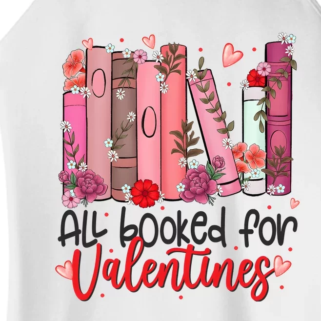 All Booked For Valentines Day Women’s Perfect Tri Rocker Tank