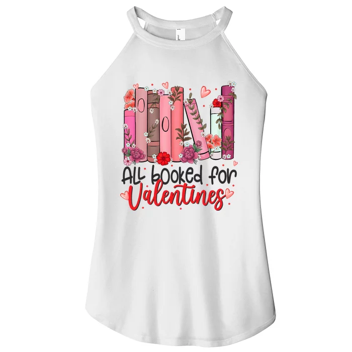 All Booked For Valentines Day Women’s Perfect Tri Rocker Tank