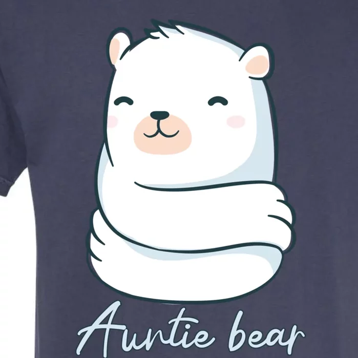 Auntie Bear Family Auntie Funny Gift For The Blessed Aunt Life Funny Gift Garment-Dyed Heavyweight T-Shirt