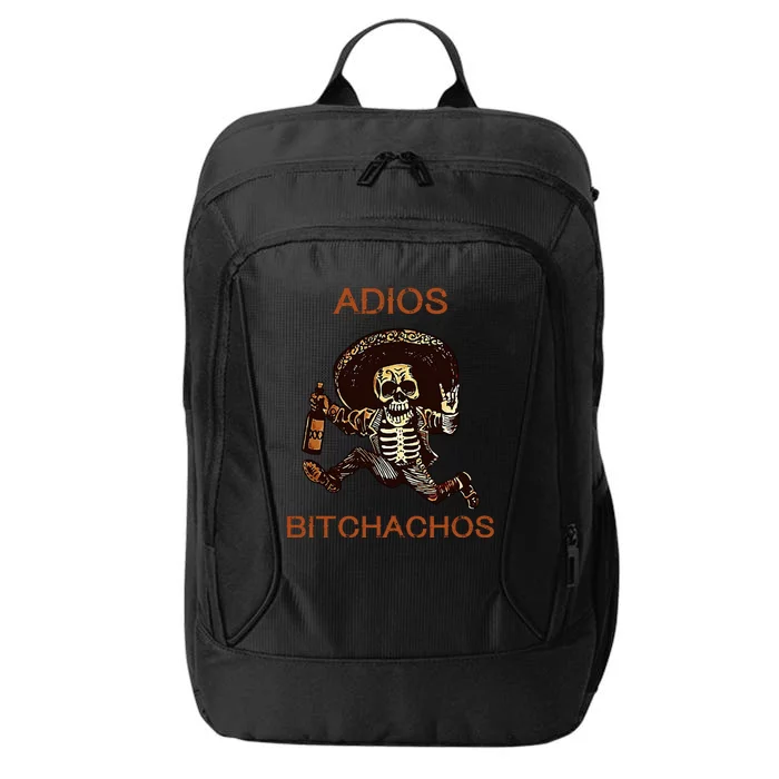 Adios Bichachos Funny Skull City Backpack