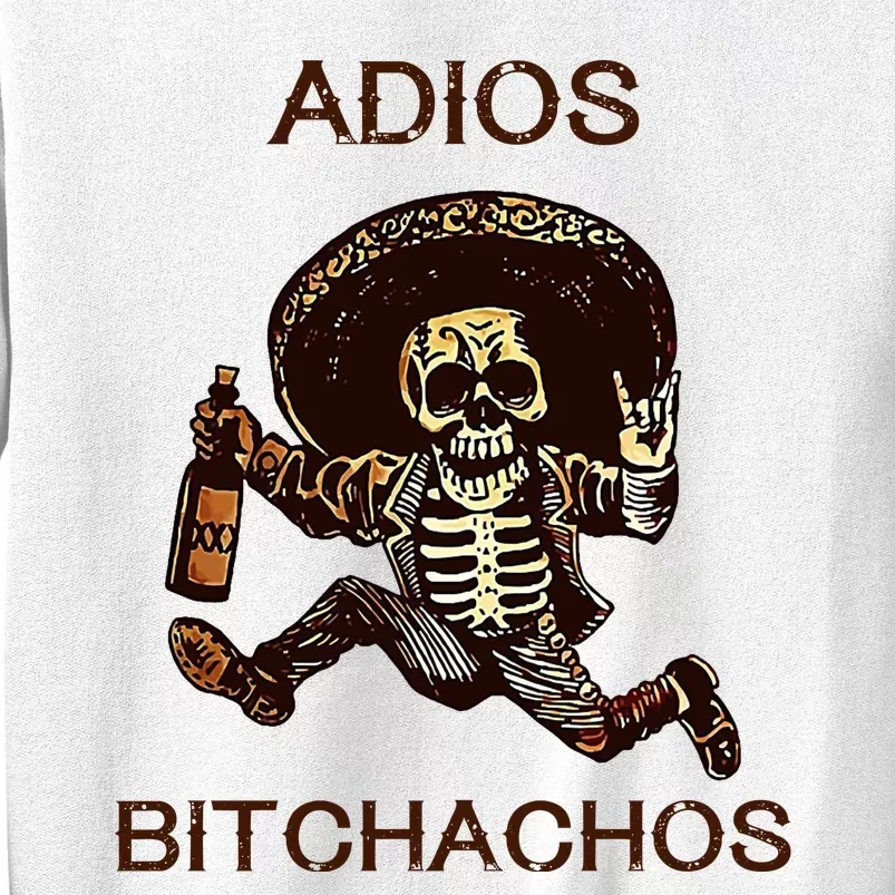 Adios Bichachos Funny Skull Sweatshirt