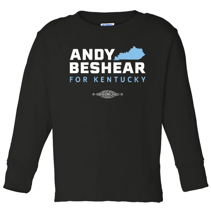 Andy Beshear For Kentucky Toddler Long Sleeve Shirt