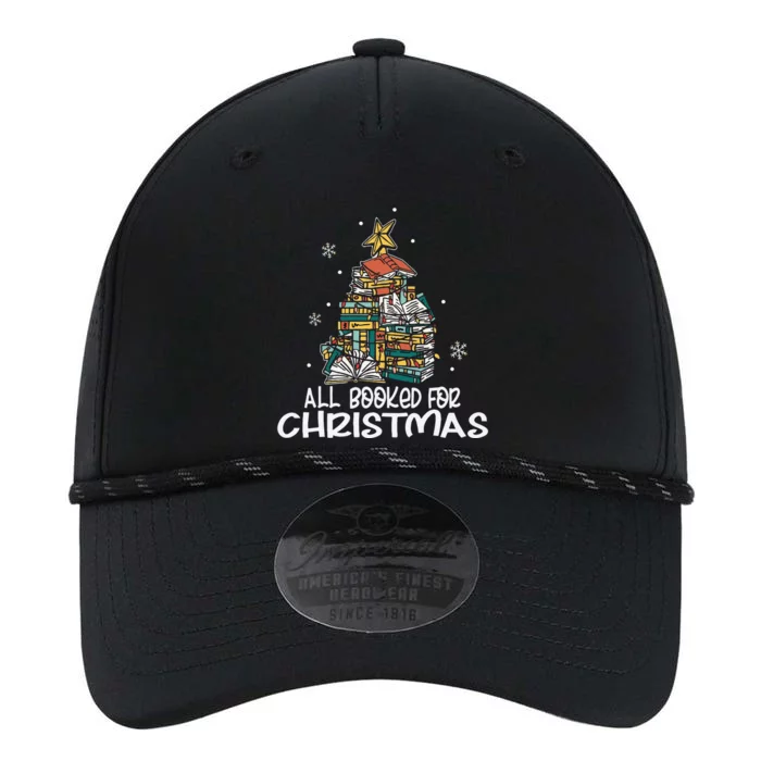 All Booked For Christmas Book Christmas Tree funny Performance The Dyno Cap