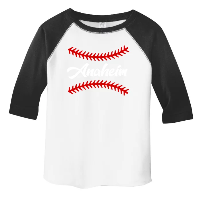 Anaheim Baseball Fan Cool Gift Toddler Fine Jersey T-Shirt