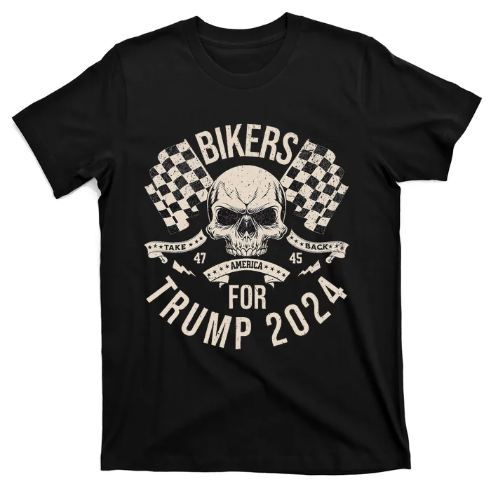 American Bikers For Trump Take America Back 2024 T-Shirt