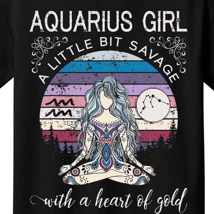 Aquarius Birthday for Wo February Gift Kids T-Shirt