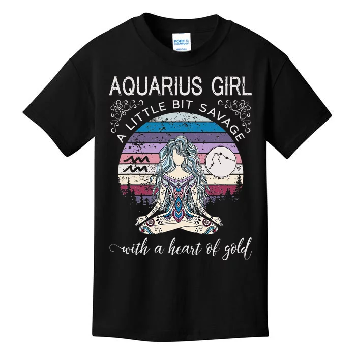 Aquarius Birthday for Wo February Gift Kids T-Shirt