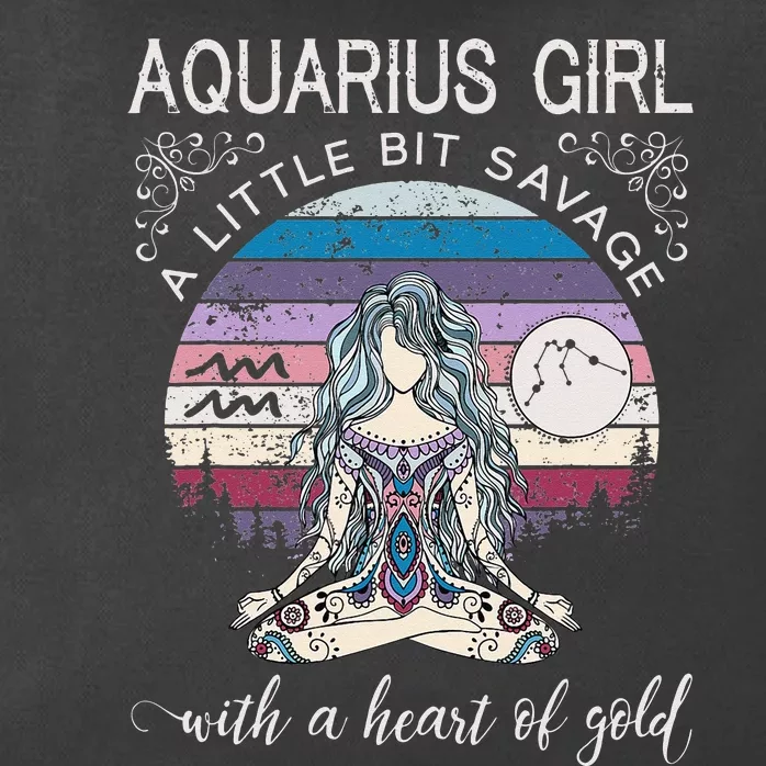 Aquarius Birthday for Wo February Gift Zip Tote Bag