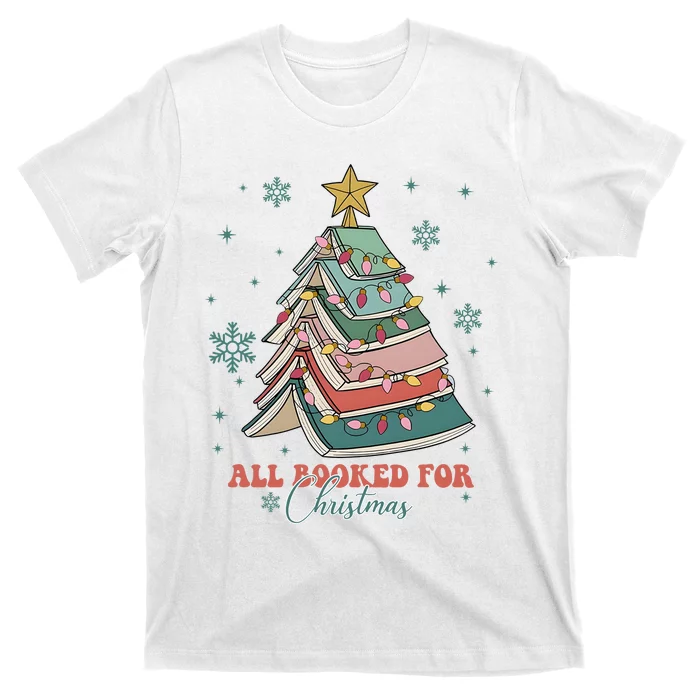 All Booked For Christmas T-Shirt