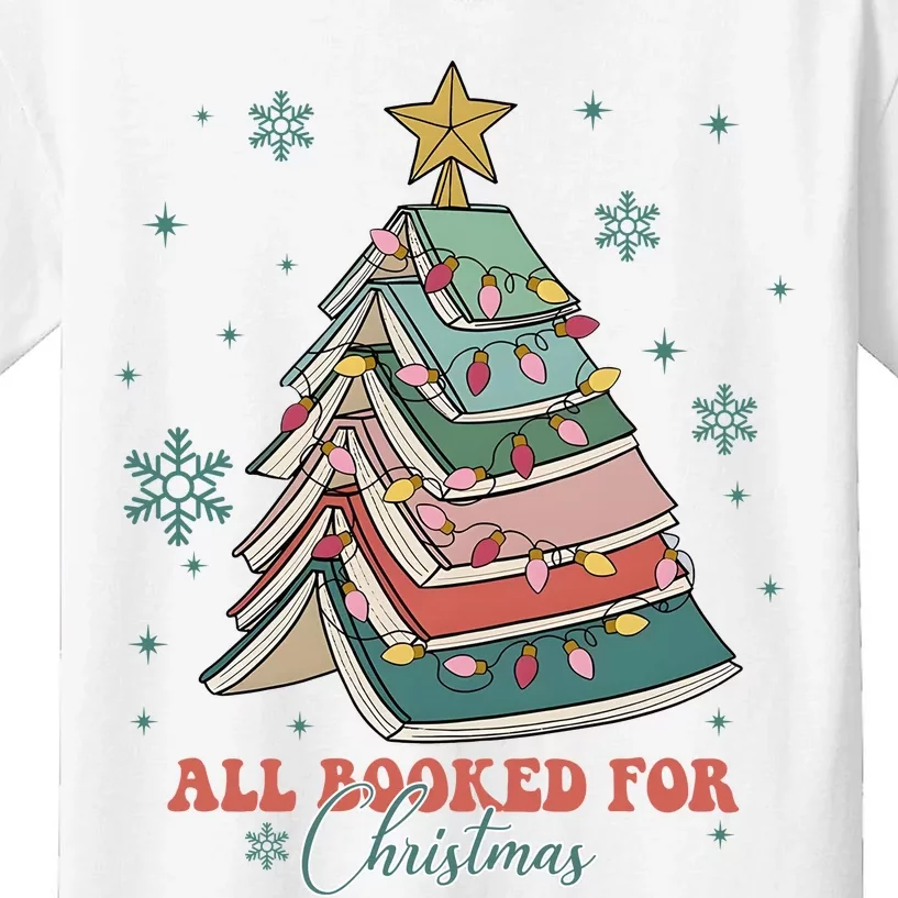 All Booked For Christmas Kids T-Shirt