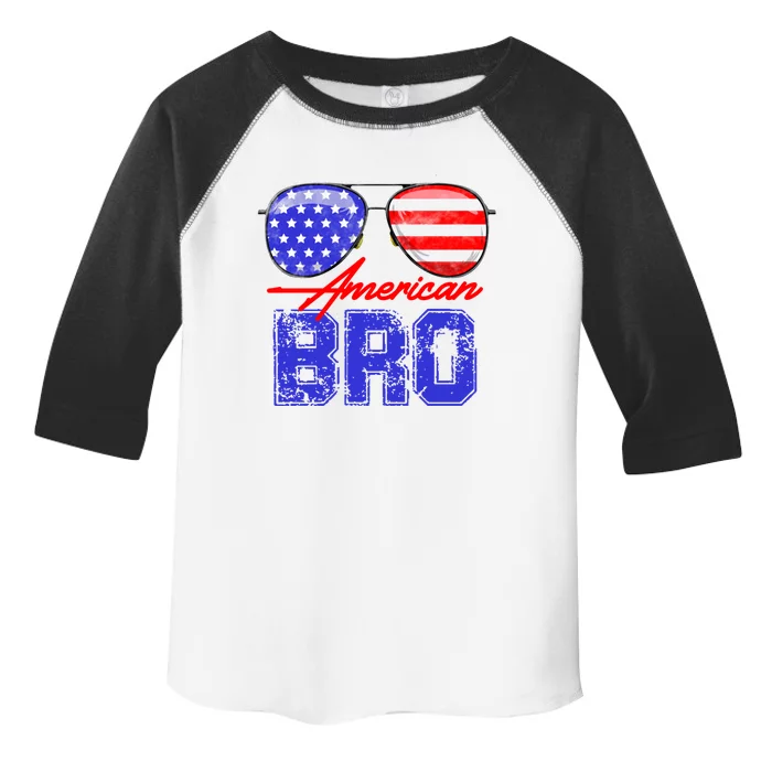 American Bro! Funny 4th Of July Gift Toddler Fine Jersey T-Shirt