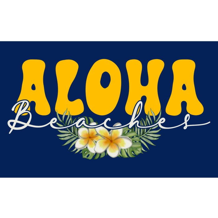 Aloha Beaches Funny Hawaii Tropical Bumper Sticker