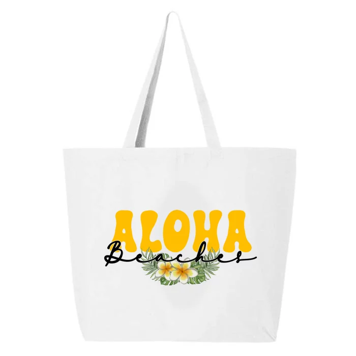 Aloha Beaches Funny Hawaii Tropical 25L Jumbo Tote