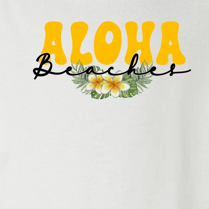 Aloha Beaches Funny Hawaii Tropical Toddler Long Sleeve Shirt