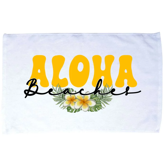 Aloha Beaches Funny Hawaii Tropical Microfiber Hand Towel