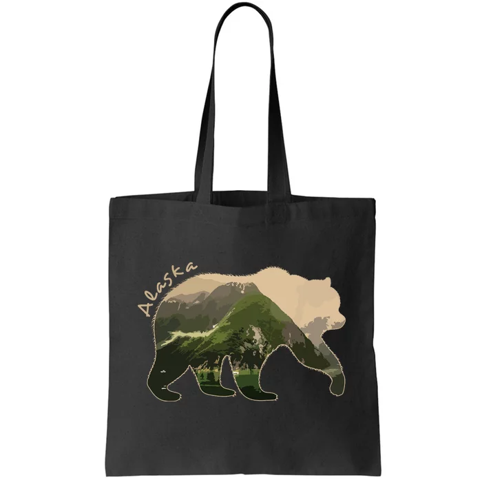 Alaska Bear Grizzly Bear Tote Bag