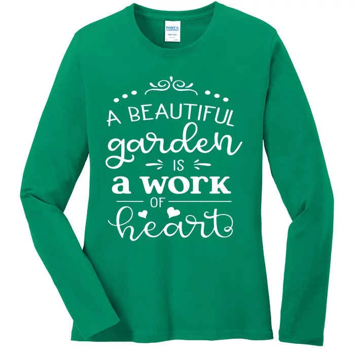 A Beautiful Garden Ladies Long Sleeve Shirt