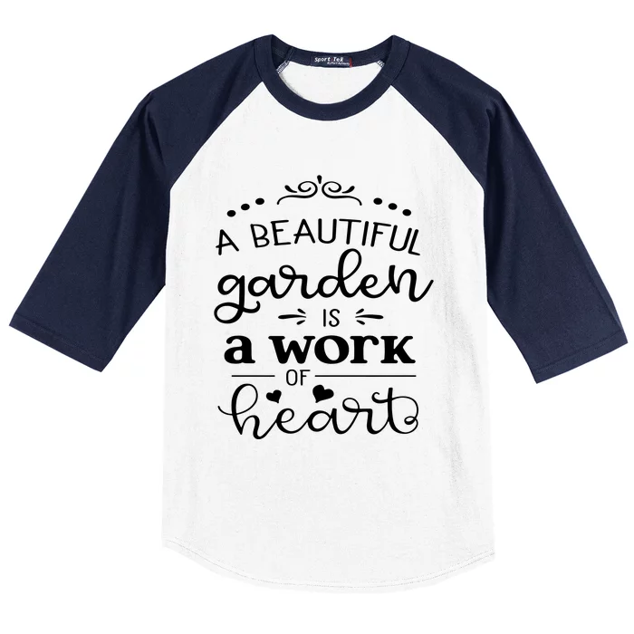 A Beautiful Garden Baseball Sleeve Shirt