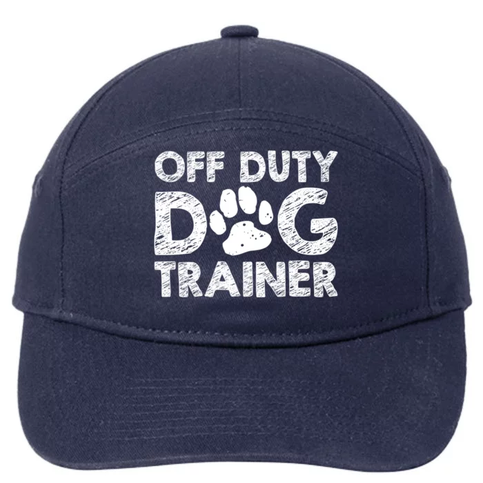 Animal Behaviorist Gift Training Dog Trainer Cute Gift 7-Panel Snapback Hat