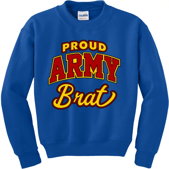 Army Brat Great Gift Kids Sweatshirt