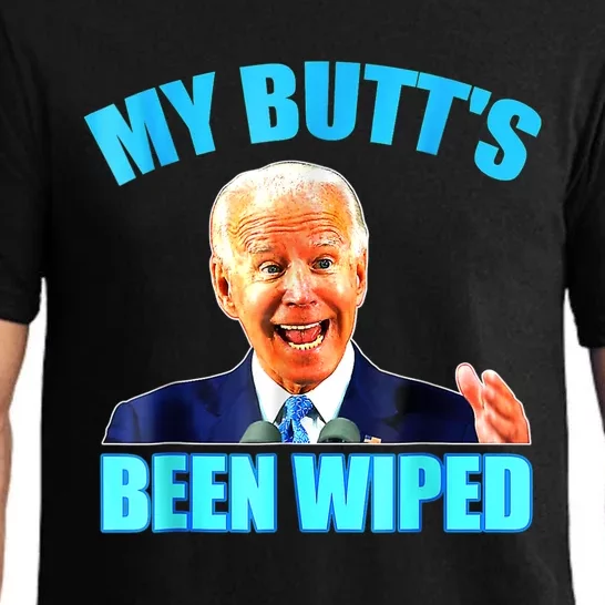 Anti Biden Gaffe My Butts Been Wiped Support Trump Election Pajama Set