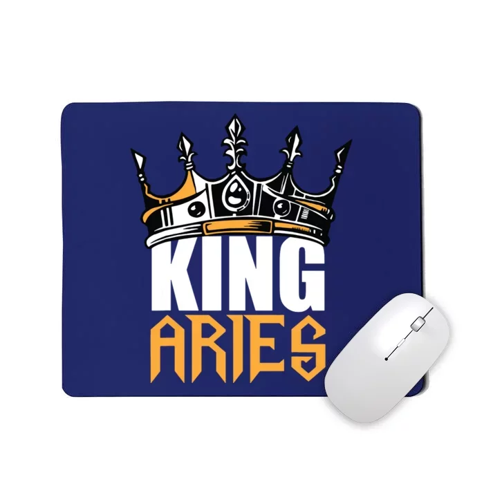 Aries Birthday Gifts King Aries Zodiac Mousepad