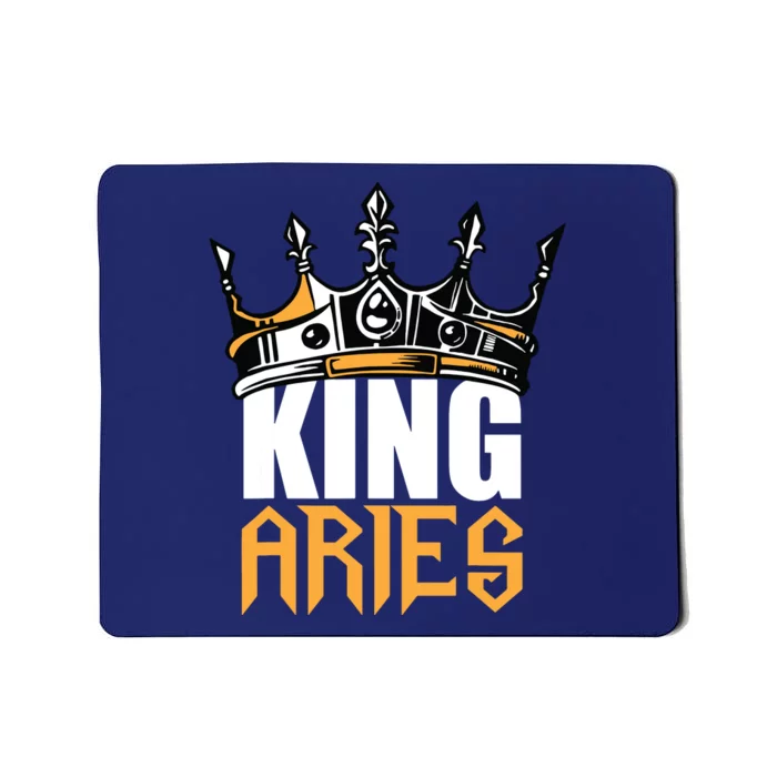 Aries Birthday Gifts King Aries Zodiac Mousepad