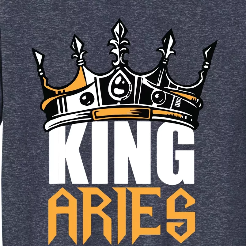 Aries Birthday Gifts King Aries Zodiac Sweatshirt