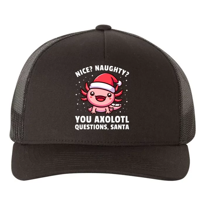 Axolotl Boy Girl Axolotl Questions Christmas Yupoong Adult 5-Panel Trucker Hat