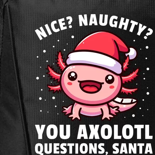 Axolotl Boy Girl Axolotl Questions Christmas City Backpack