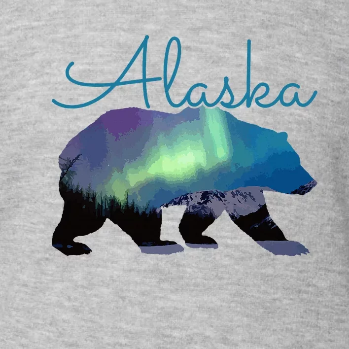 Alaska Bear Grizzly Polar Alaskan Nature Toddler Sweatshirt