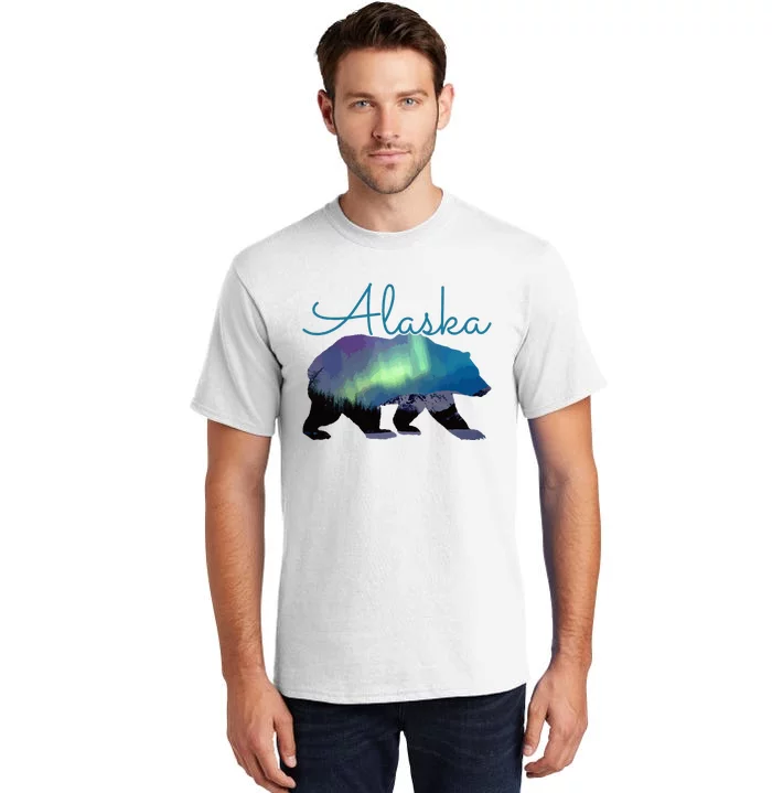 Alaska Bear Grizzly Polar Alaskan Nature Tall T-Shirt