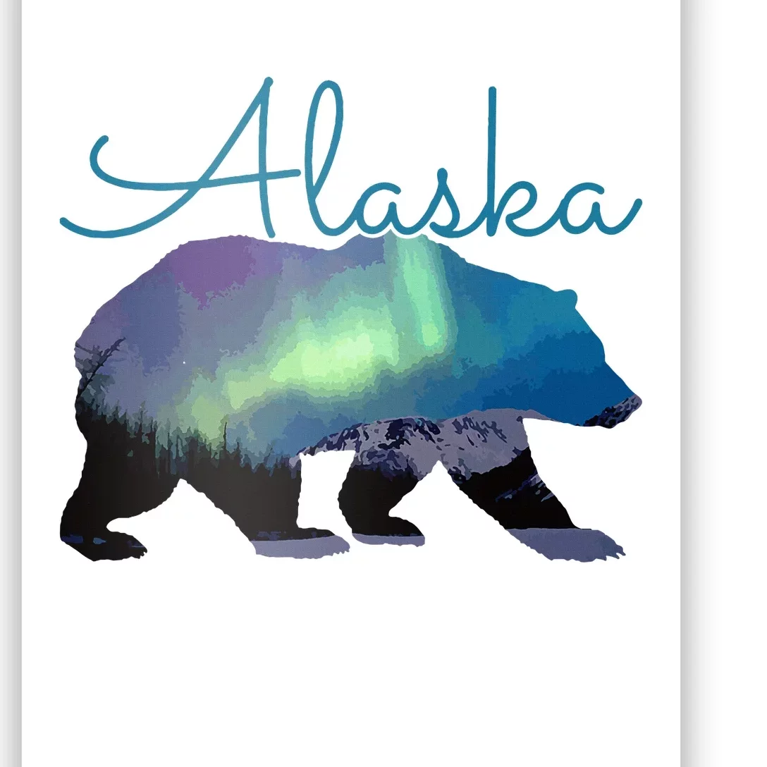 Alaska Bear Grizzly Polar Alaskan Nature Poster