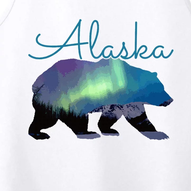 Alaska Bear Grizzly Polar Alaskan Nature Performance Tank