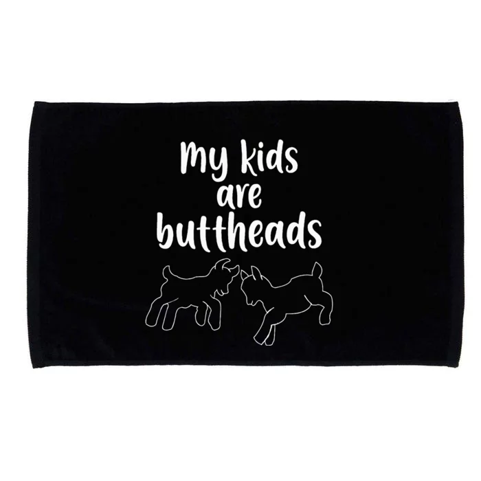 Are Buttheads Goat Mom Farmer Microfiber Hand Towel